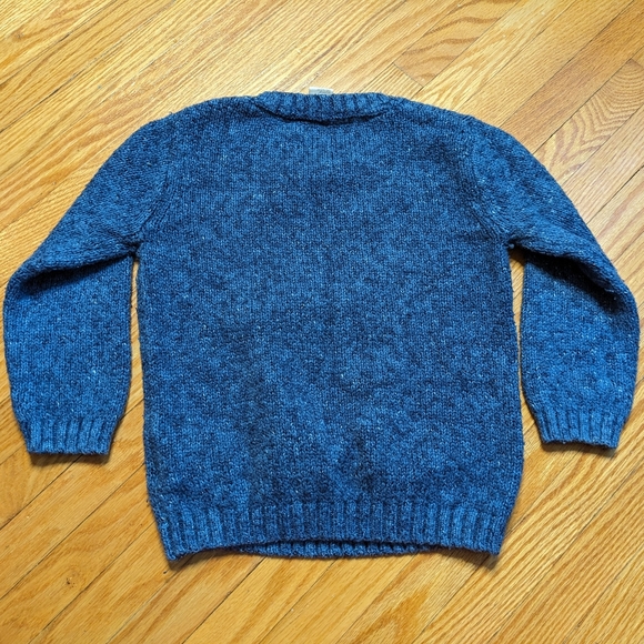 H&M Knit Pullover Sweater 2t Blue Bear kids boys - Picture 7 of 12
